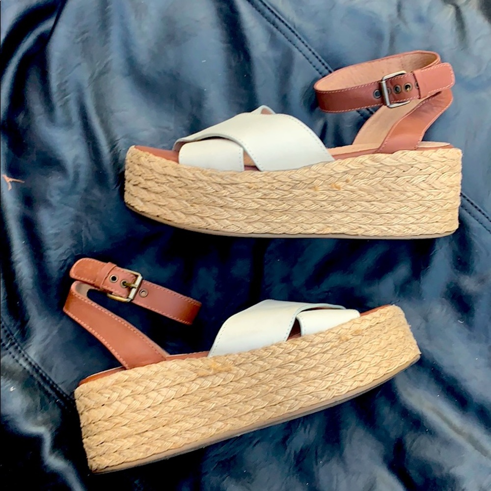 SEYCHELLES Leather wedges